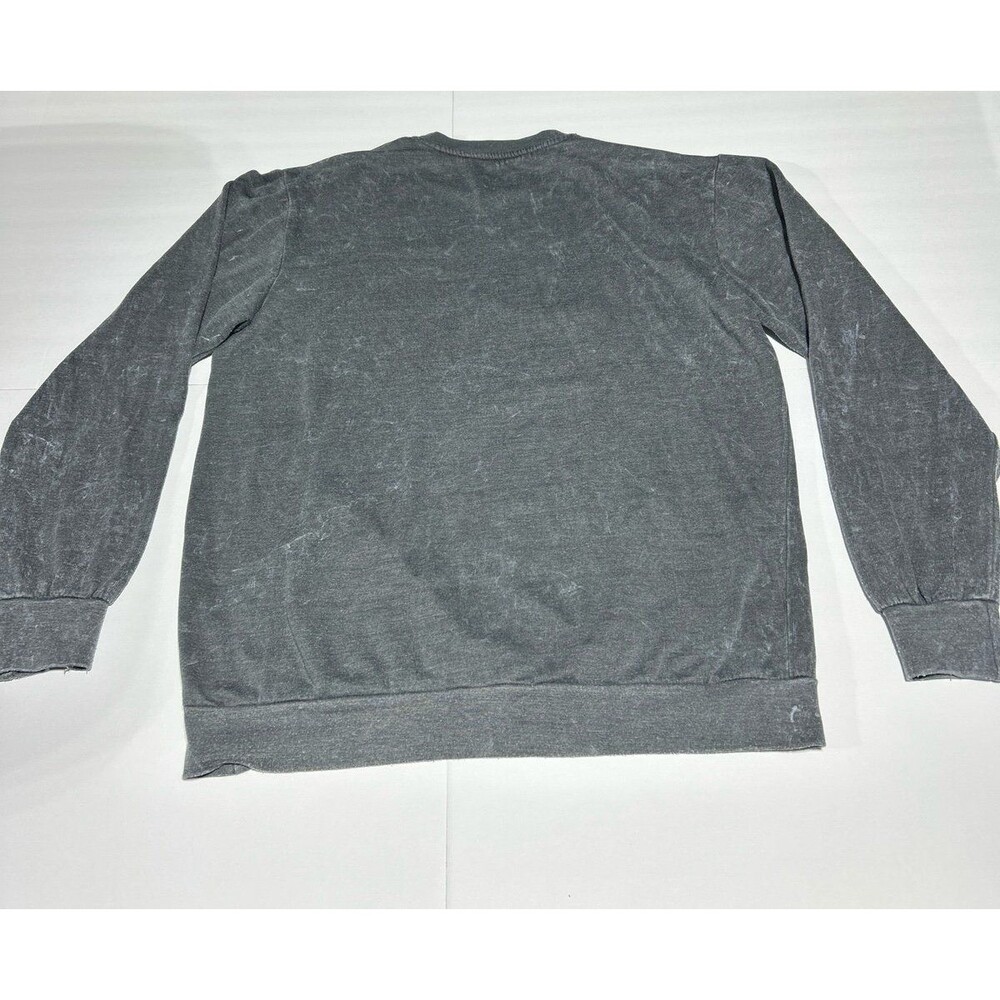 Nirvana Men's Large Gray Smiley Face Graphic Pullover Hoodie - Picture 6 of 6